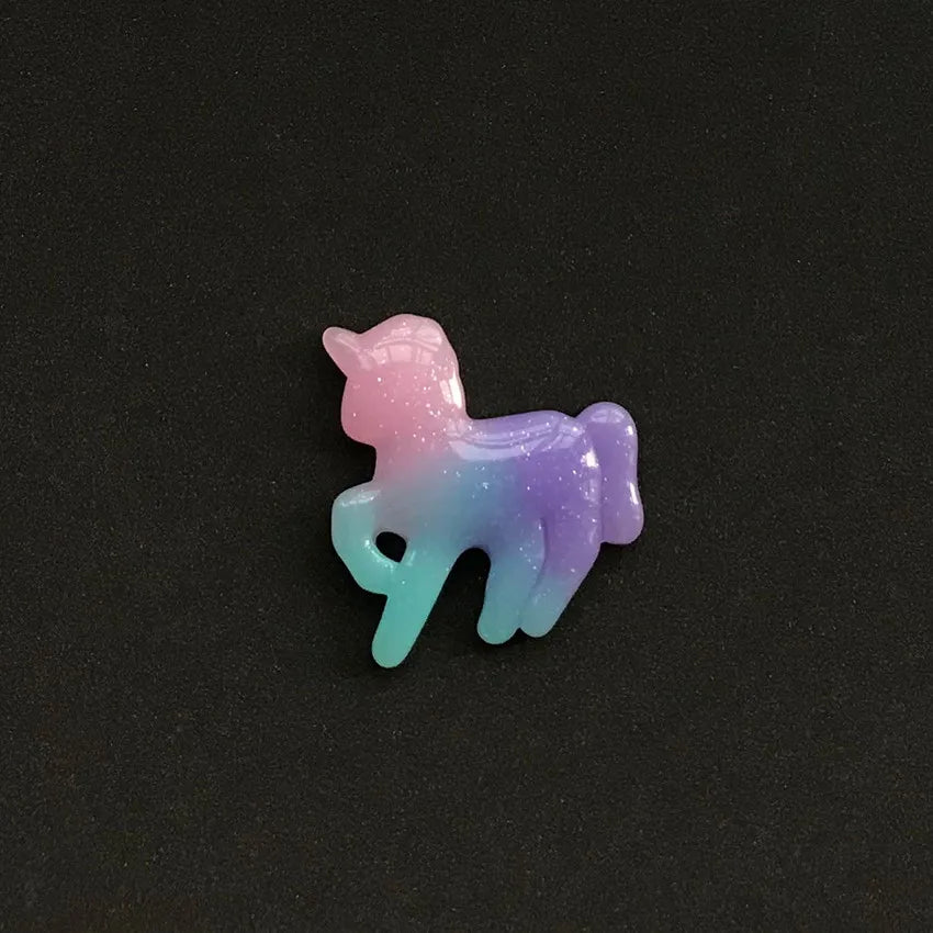 Pack 12 Unicorn Resin Charms | DIY Pendants for Necklaces & Keychains | The Party Days | The Party Days
