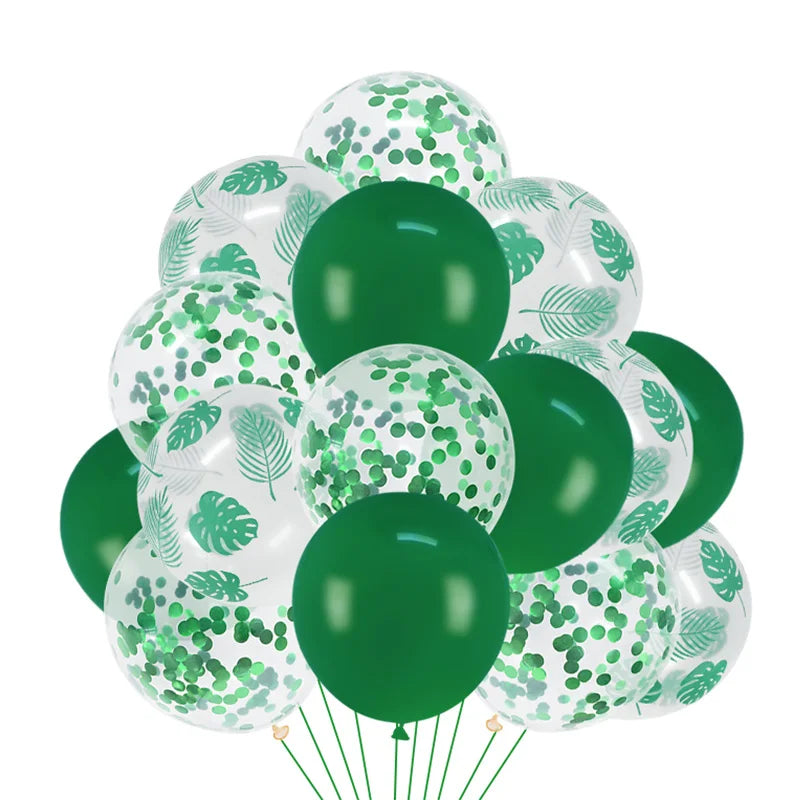 Jungle Party Green Latex Balloons St. Patrick's Day