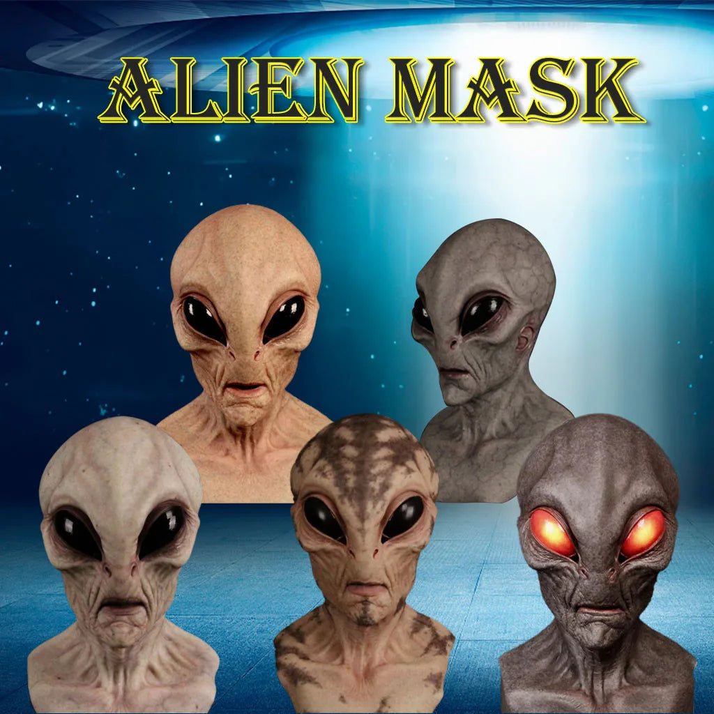 Halloween Scary Alien Supersoft mask Party Decoration