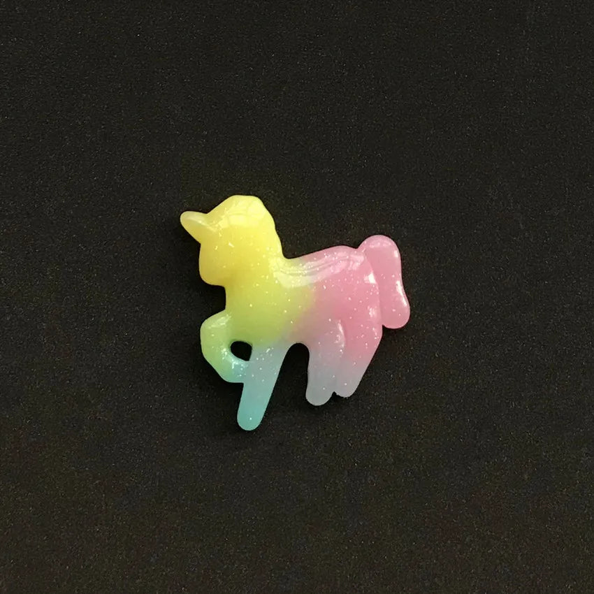 Pack 12 Unicorn Resin Charms | DIY Pendants for Necklaces & Keychains | The Party Days | The Party Days