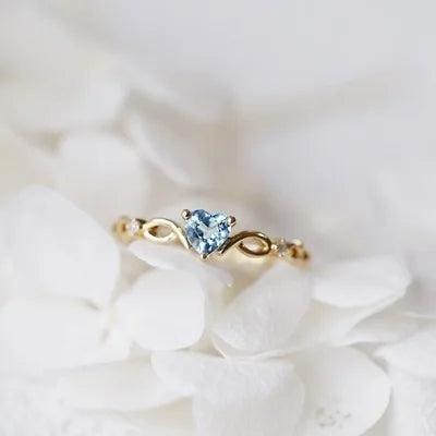 Simple Heart Ring for Women – Cubic Zirconia Romantic Gift | The Party Days | The Party Days