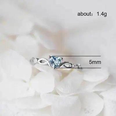 Simple Heart Ring for Women – Cubic Zirconia Romantic Gift | The Party Days | The Party Days