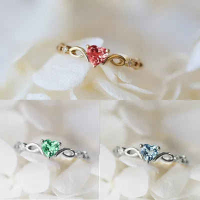Simple Heart Ring for Women – Cubic Zirconia Romantic Gift | The Party Days | The Party Days