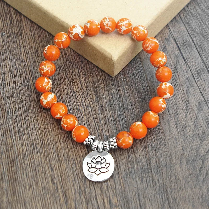 Natural Stone Chakra Mala Bracelet – Yoga Healing Prayer Beads – The Party Days | The Party Days