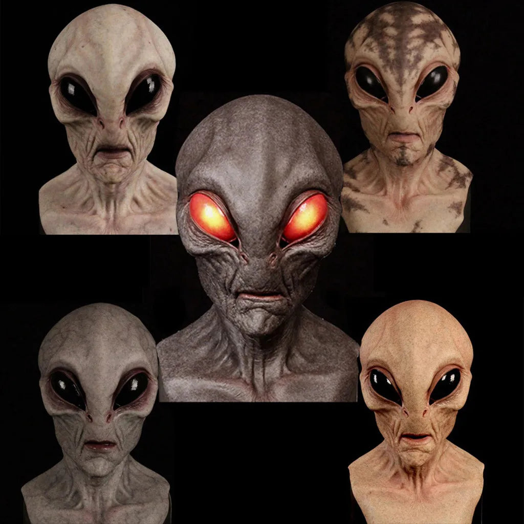 Halloween Scary Alien Supersoft mask Party Decoration