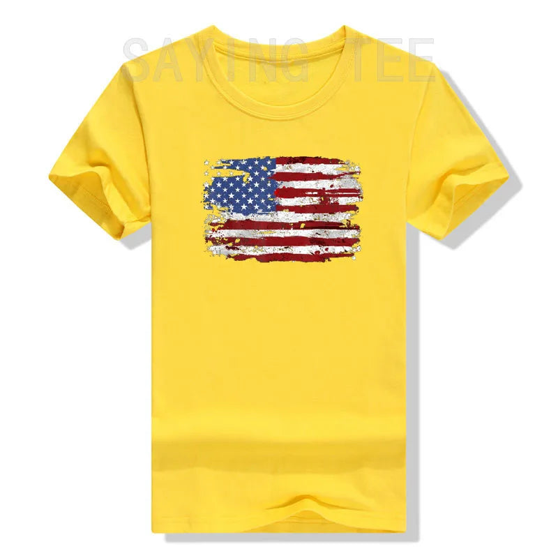 American Flag Patriotic T-Shirt – USA 4th of July Men's Tee – The Party Days | The Party Days
