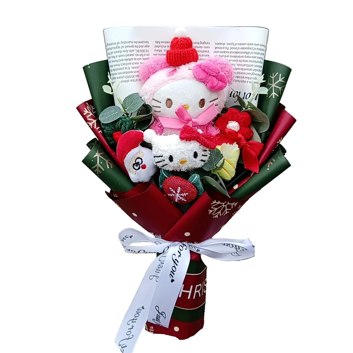 Hello Kitty Plush Bouquet with Soap Roses – Mother's Day Gift | The Party Days | The Party Days