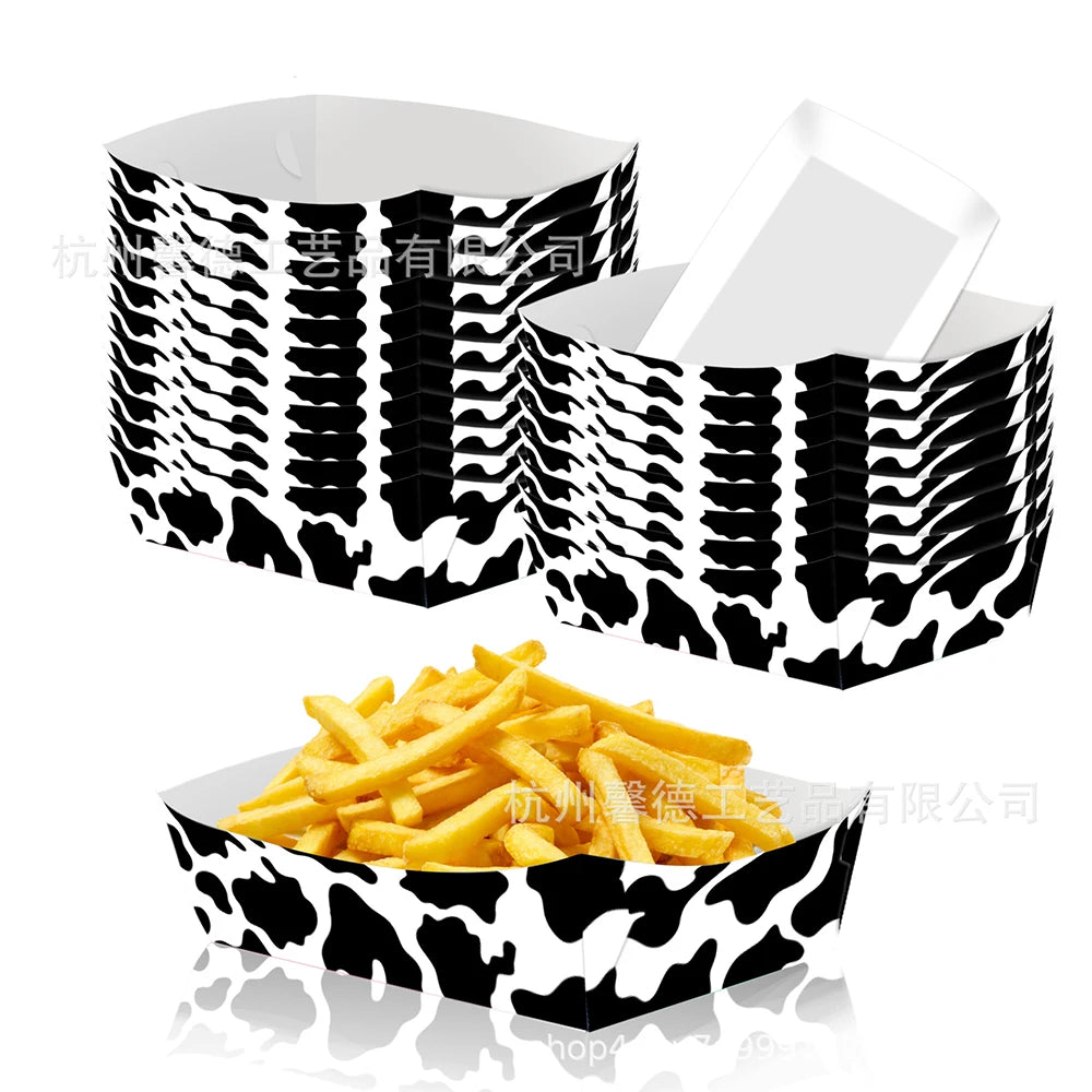 Cow Birthday Party Supplies – Farm Theme Disposable Tableware Set – The Party Days | The Party Days