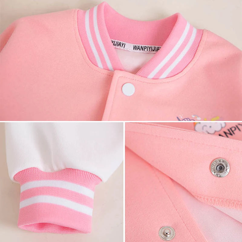 Girls Unicorn Baseball Jacket | The Party Days | The Party Days