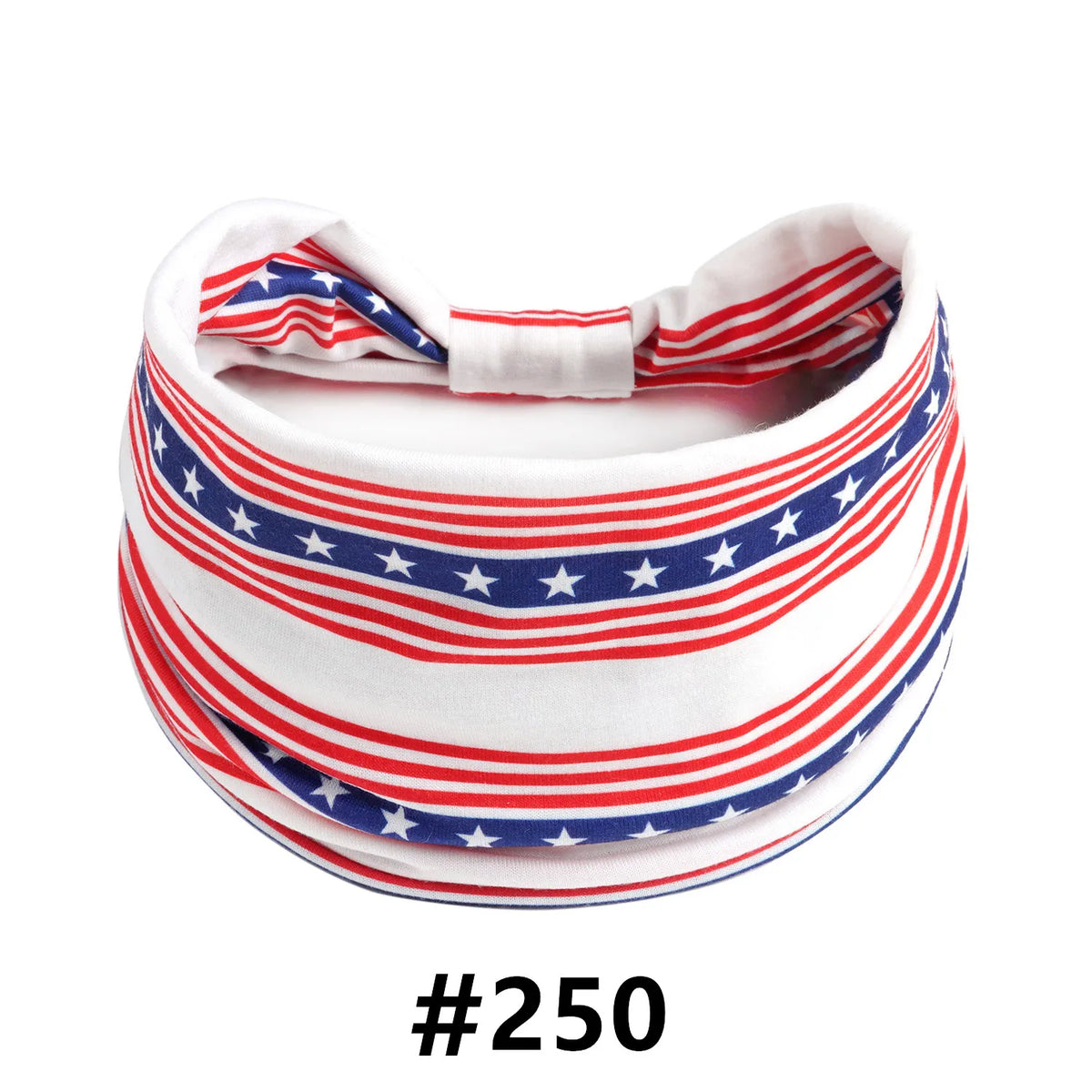 American Flag Wide Headband – Patriotic Turban Headwrap Red White & Blue – The Party Days | The Party Days