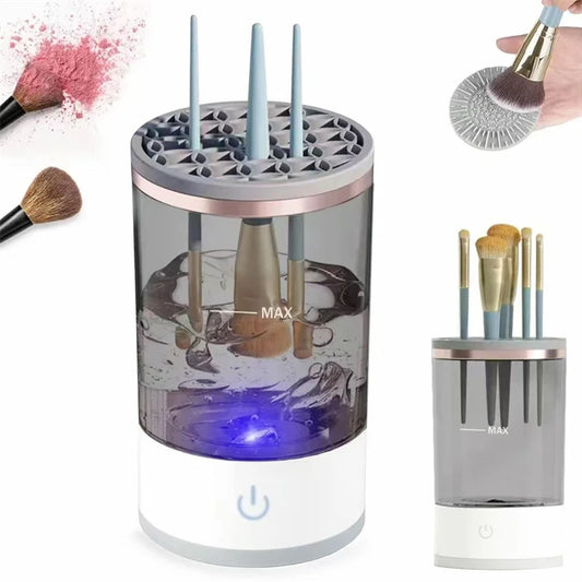 3 in 1 Electric Makeup Brushes Cleaner Machine Portable USB