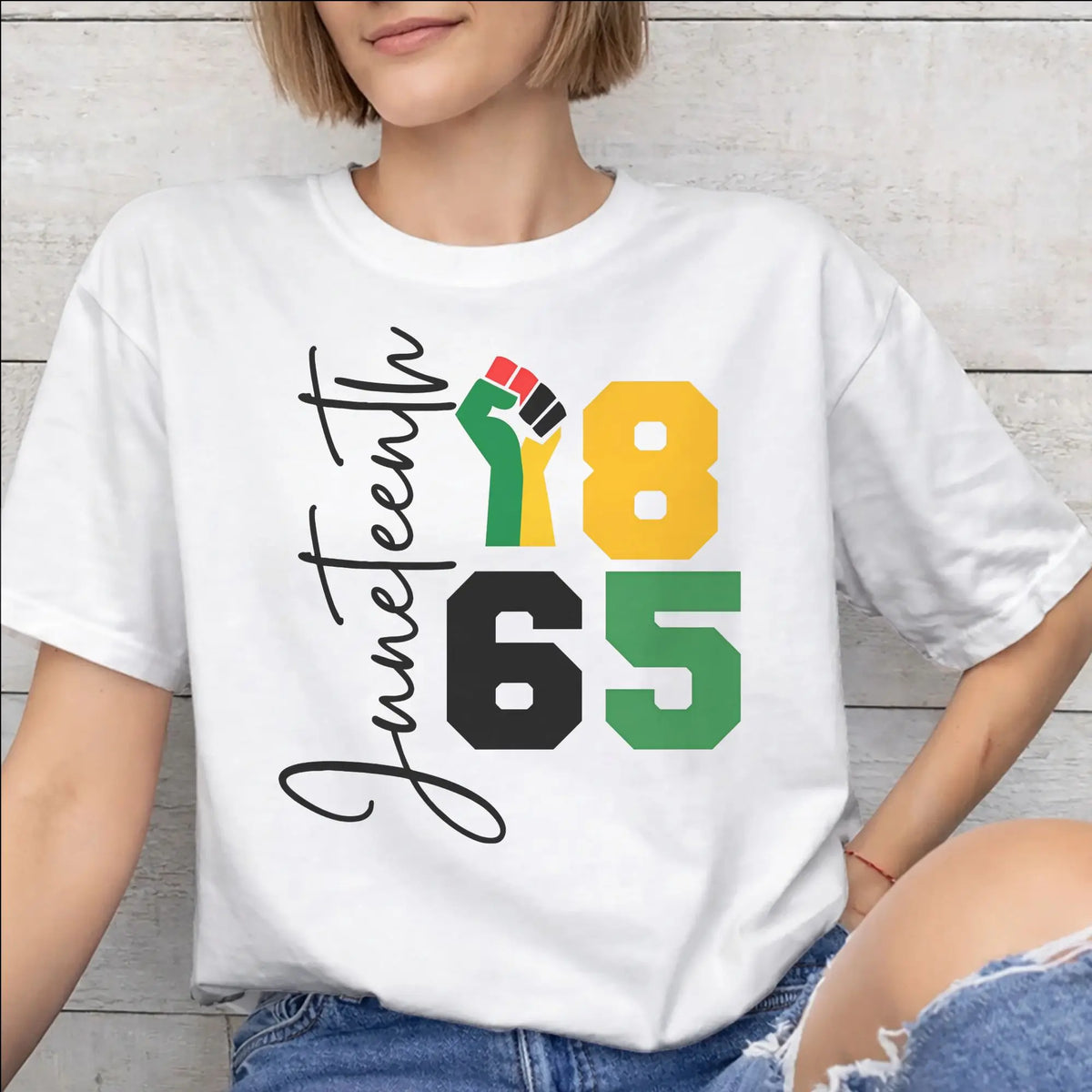 Juneteenth 1865 “Rooted In Freedom” Graphic T-Shirt – 100% Cotton Unisex Tee | The Party Days | The Party Days