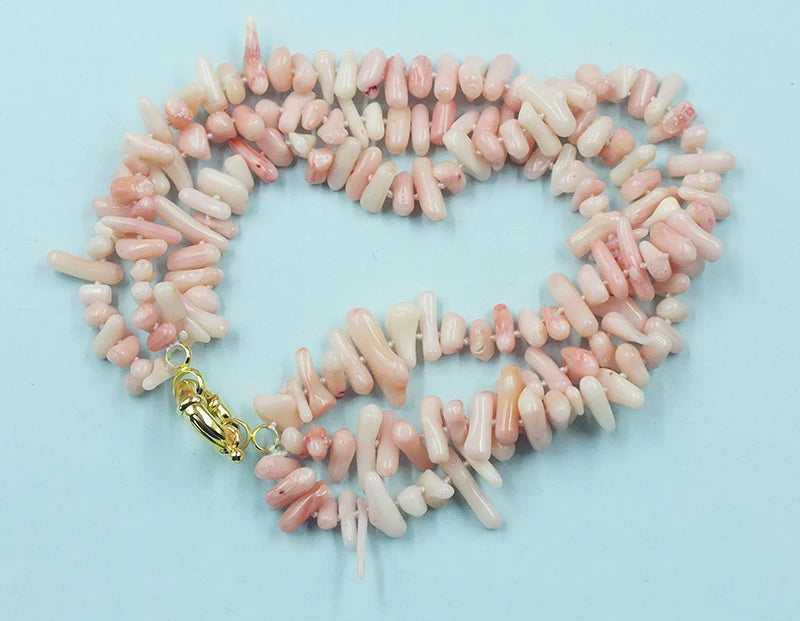 Natural Orange Coral Bracelet – Classic 3-Strand 9.5" – The Party Days | The Party Days