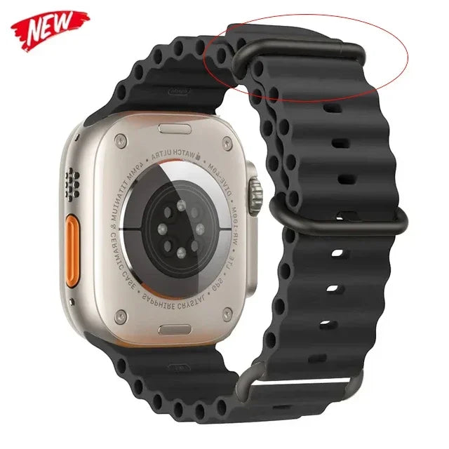 Ocean Band Strap for Apple Watch – All Series & Sizes 38–49mm – The Party Days | The Party Days