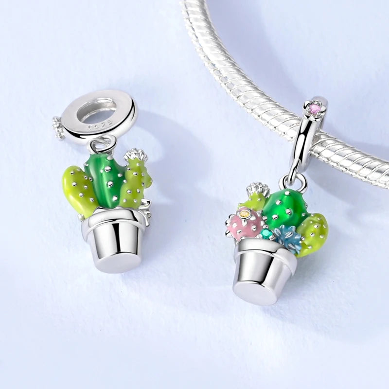 925 Silver St. Patrick's Day Shamrock Earring Charms – Four-Leaf Clover – The Party Days | The Party Days
