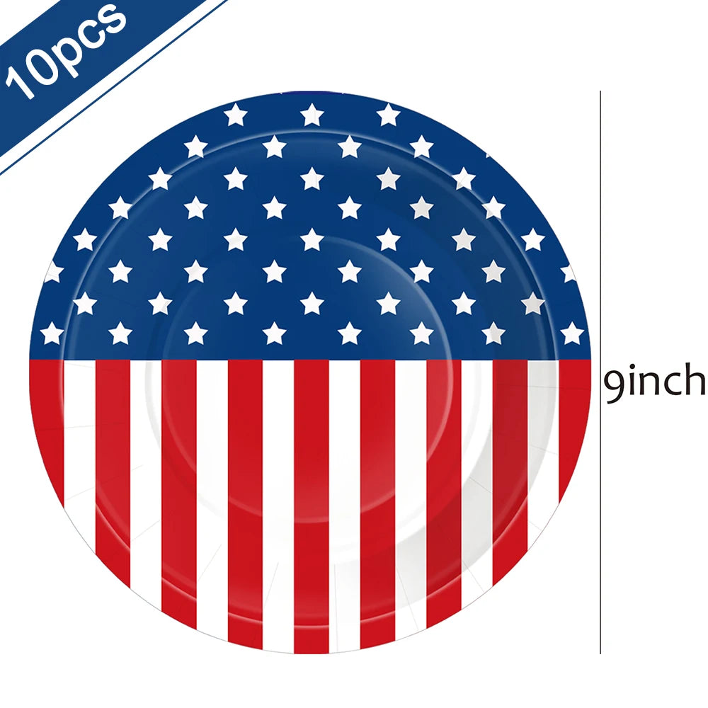 4th of July Party Decorations – USA Patriotic Party Supplies – Plates, Cups, Banner, Balloons & More – The Party Days | The Party Days