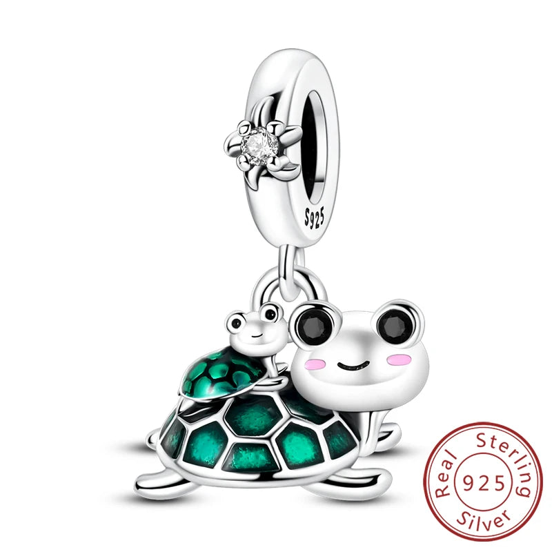 925 Silver St. Patrick's Day Shamrock Earring Charms – Four-Leaf Clover – The Party Days | The Party Days