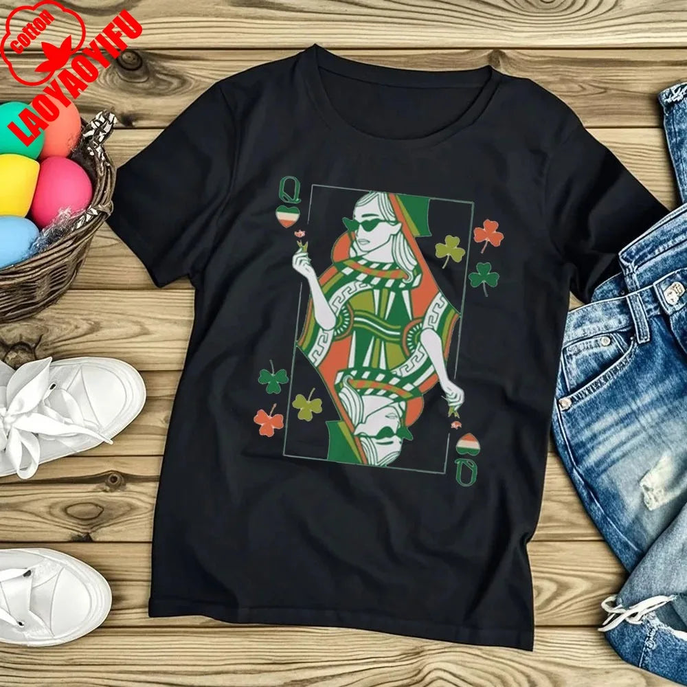 Irish Queen T-Shirt – St. Patrick's Day Women's Tee – The Party Days | The Party Days