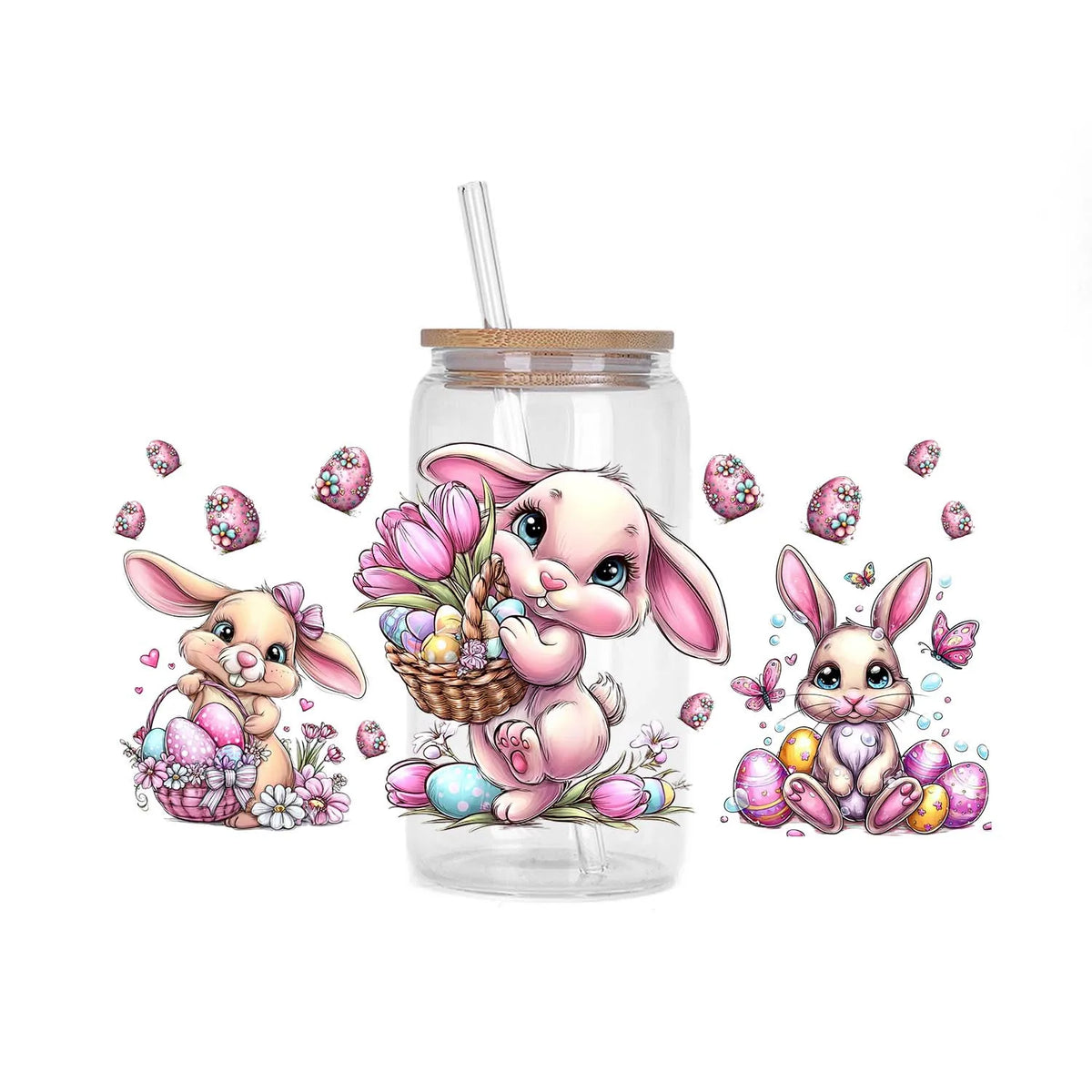 Easter Cute Bunny Easy Peel Waterproof 3D Transfers – The Party Days | The Party Days