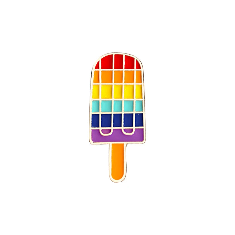 Rainbow Pride Enamel Lapel Pin – LGBT Flag Heart Brooch | The Party Days | The Party Days