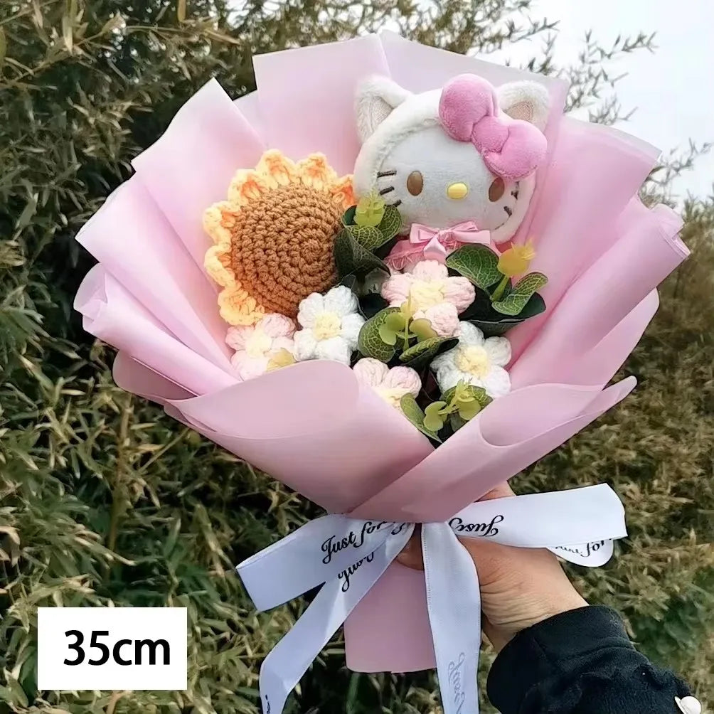 Hello Kitty Plush Bouquet with Soap Roses – Mother's Day Gift | The Party Days | The Party Days