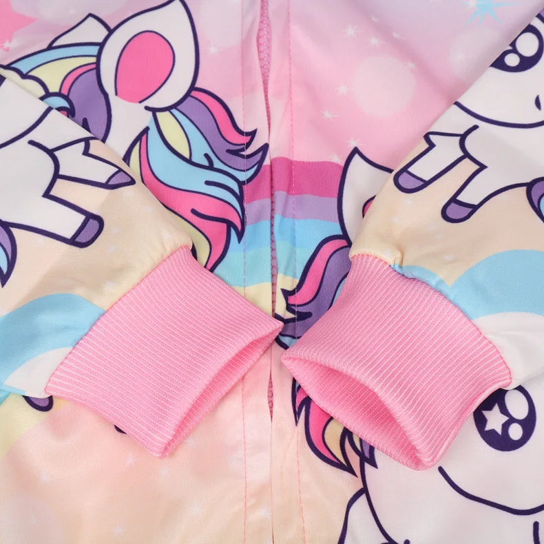 Girls Unicorn Hooded Jacket | The Party Days | The Party Days