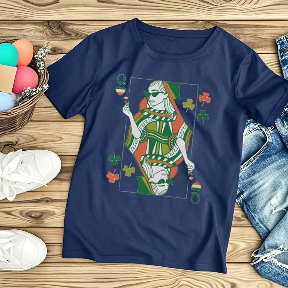 Irish Queen T-Shirt – St. Patrick's Day Women's Tee – The Party Days | The Party Days