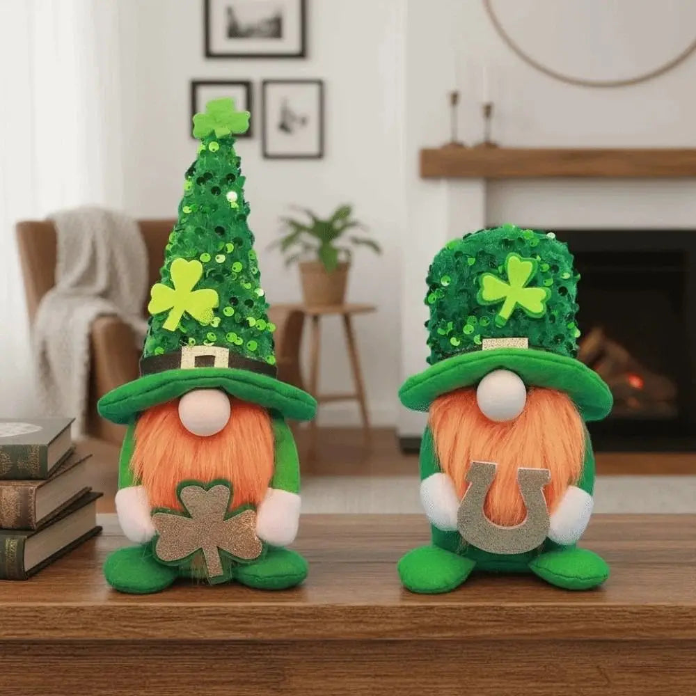St. Patrick's Day Decorative Leprechaun Figurines – Handcrafted Green Resin – The Party Days | The Party Days
