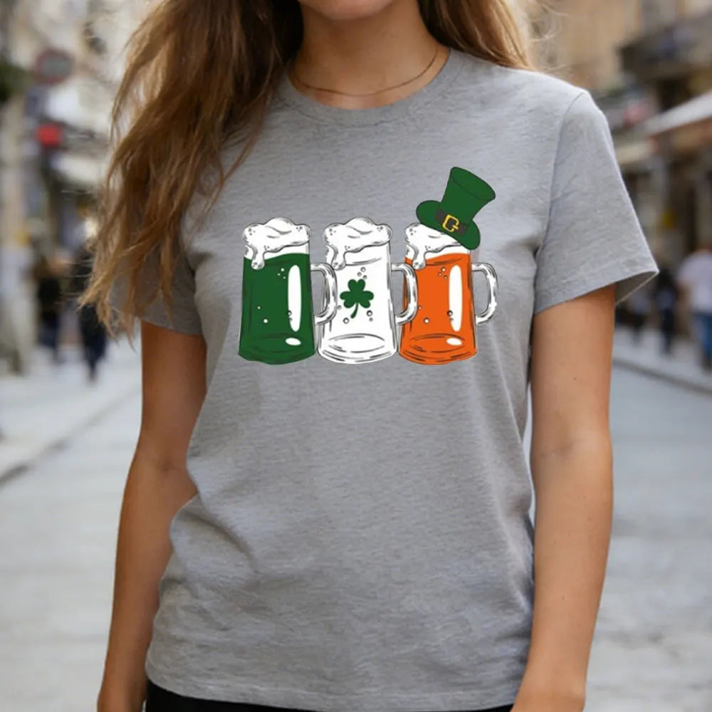 Irish Beer Women's T-Shirt – St. Patrick's Day Cotton Tee – The Party Days | The Party Days