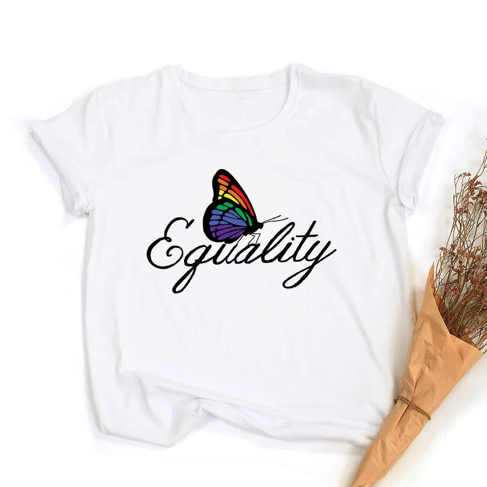 Peace Love Equality LGBT Pride T-Shirt – Rainbow Graphic Tee | The Party Days | The Party Days