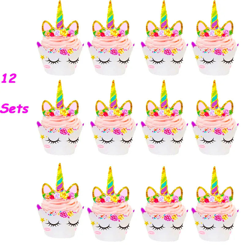 Unicorn Party Decoration Set | Plates, Cups, Balloons & Accessories | The Party Days | The Party Days