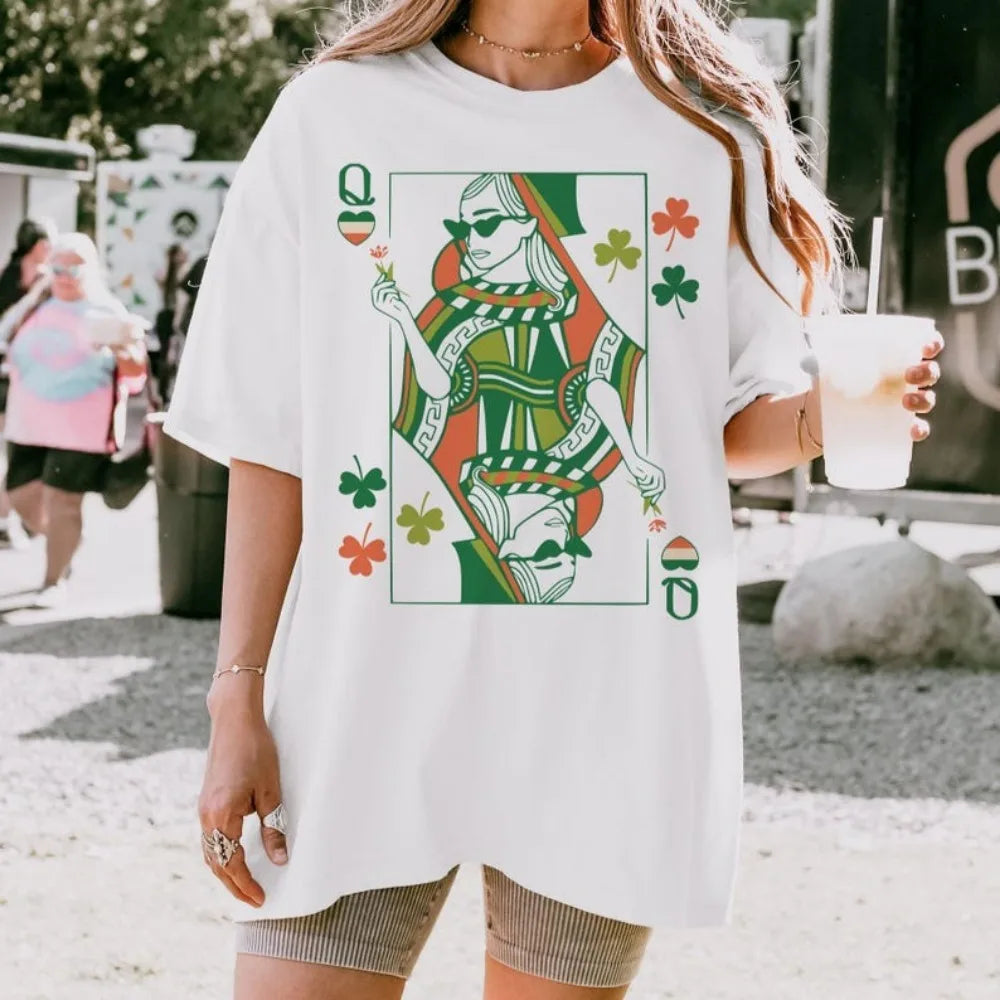 Irish Queen T-Shirt – St. Patrick's Day Women's Tee – The Party Days | The Party Days