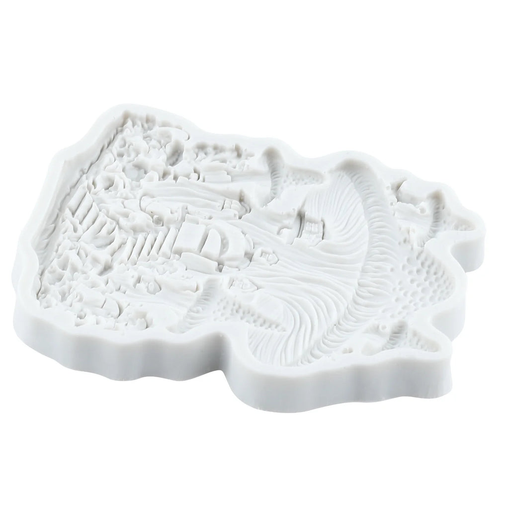 Mushroom Castle Silicone Mold – Fondant, Chocolate & Cake Decorating – The Party Days | The Party Days