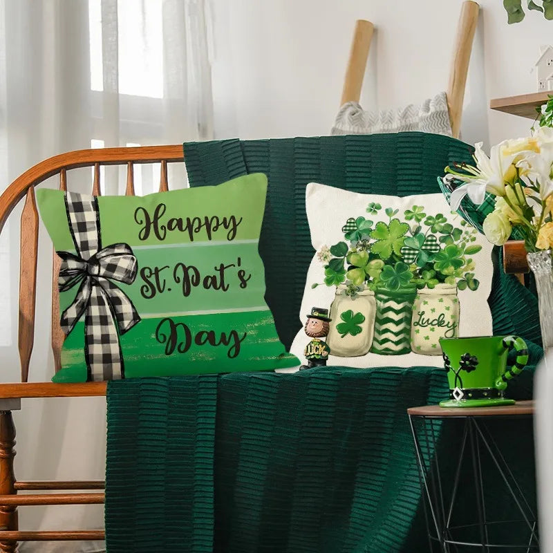 925 Silver St. Patrick's Day Shamrock Stud Earrings – Four-Leaf Clover – The Party Days | The Party Days