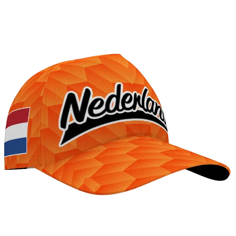 Netherlands 3D Baseball Cap – Dutch Holland NL Logo Snapback Hat | Travel Fishing Streetwear | The Party Days