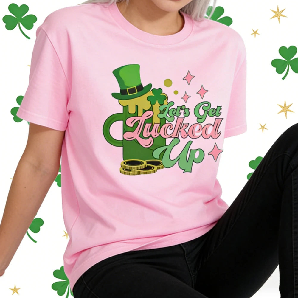 Let's Get Lucked Up T-Shirt – Funny St. Patrick's Day Tee – The Party Days | The Party Days