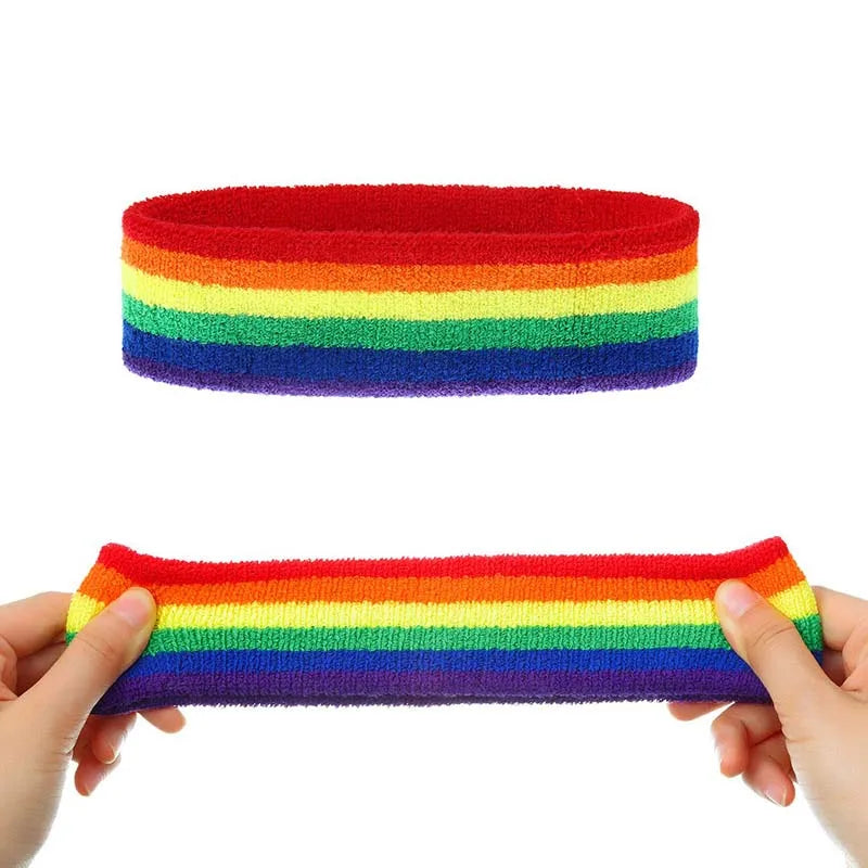LGBT Rainbow Pride Cape & Headband Set – Holiday Party Costume | The Party Days | The Party Days