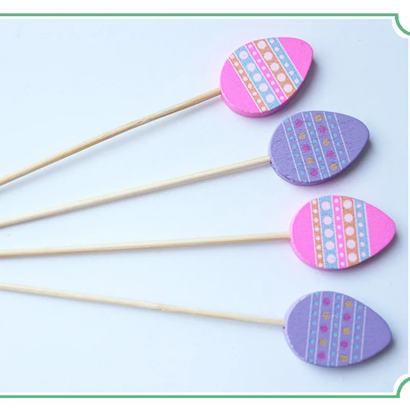 Easter Bunny Ear Toothpicks – 100pcs Bamboo Appetizer Picks for Party Food & Snacks – The Party Days | The Party Days