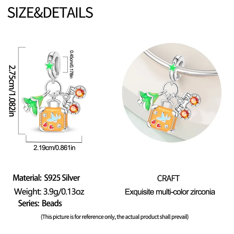 925 Silver St. Patrick's Day Bracelet Charms with Zirconia – GDTC Certified – The Party Days | The Party Days