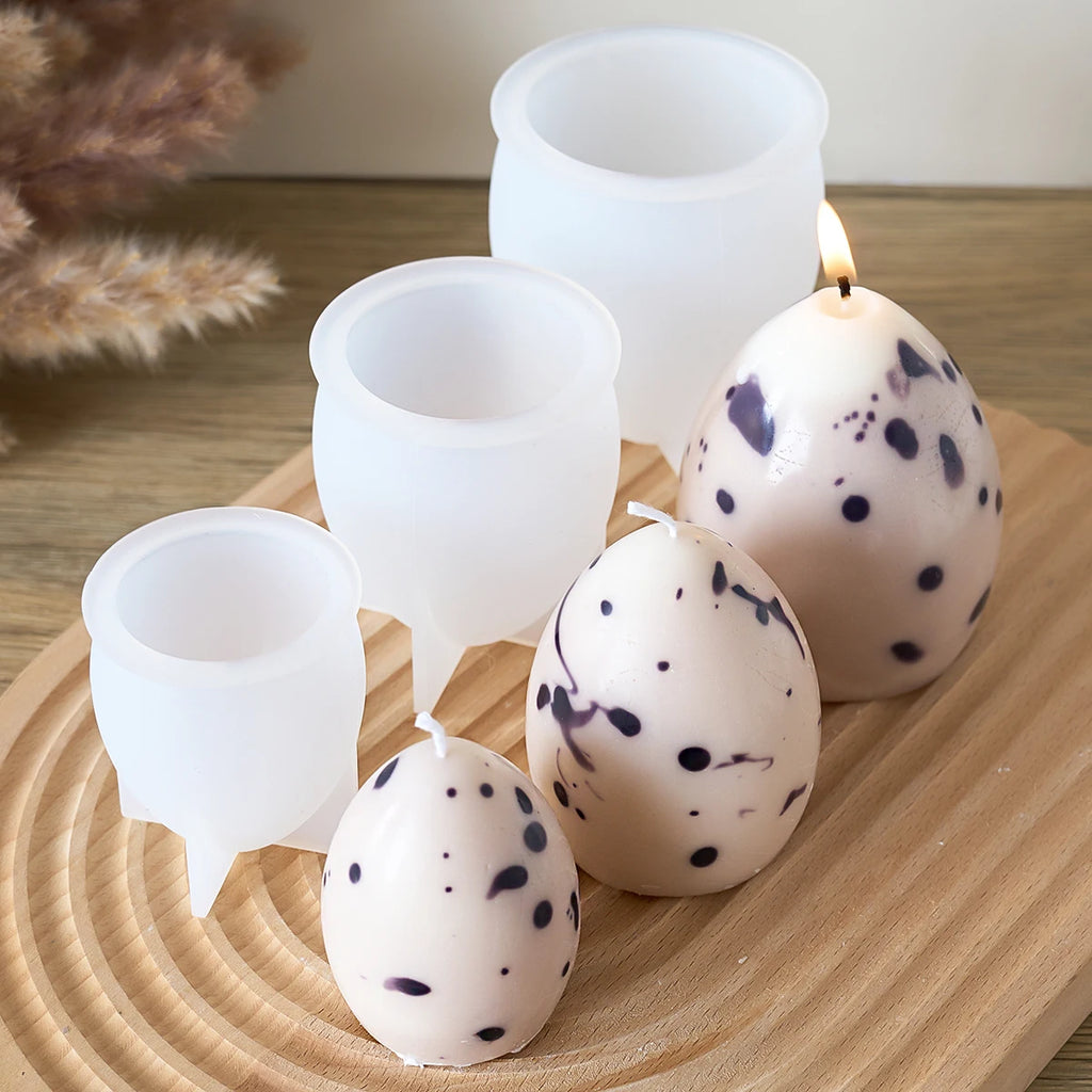 Egg-Shaped Candle Silicone Mold S/M/L – Easter & DIY Crafts – The Party Days | The Party Days