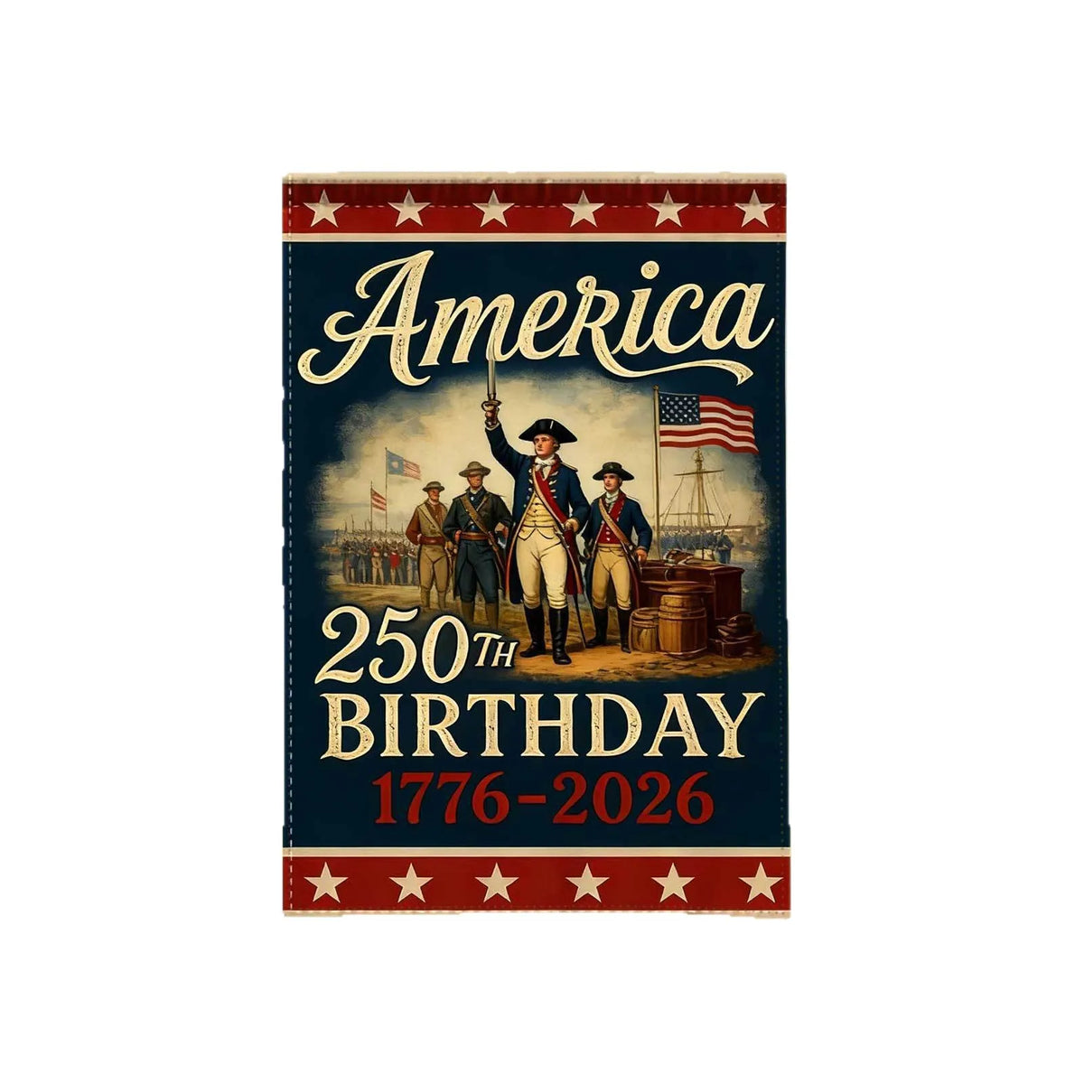 USA 250th Anniversary Garden Flag – Patriotic Double-Sided Yard Flag 12x18 in – The Party Days | The Party Days