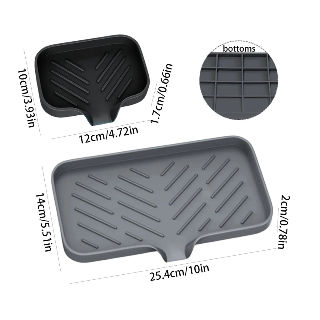 Anti-Slip Self-Draining Sponge Soap Holder – The Party Days | The Party Days