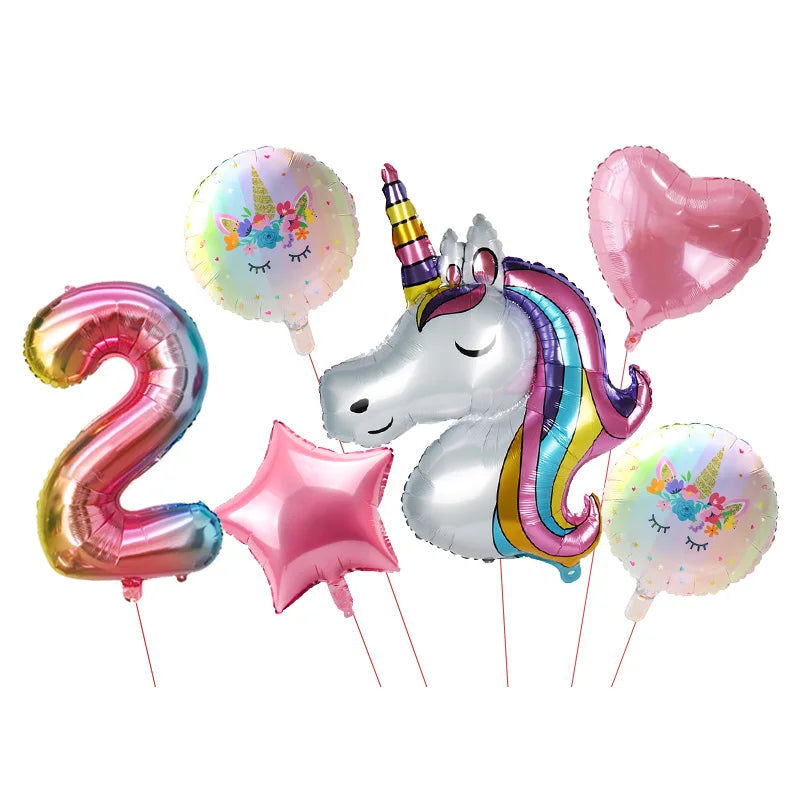 Unicorn Party Decoration Set | Plates, Cups, Balloons & Accessories | The Party Days | The Party Days