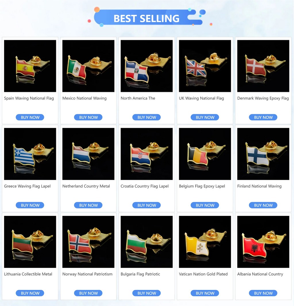 Netherlands Metal Flag Lapel Pin – Dutch Badge Brooch Souvenir – The Party Days | The Party Days
