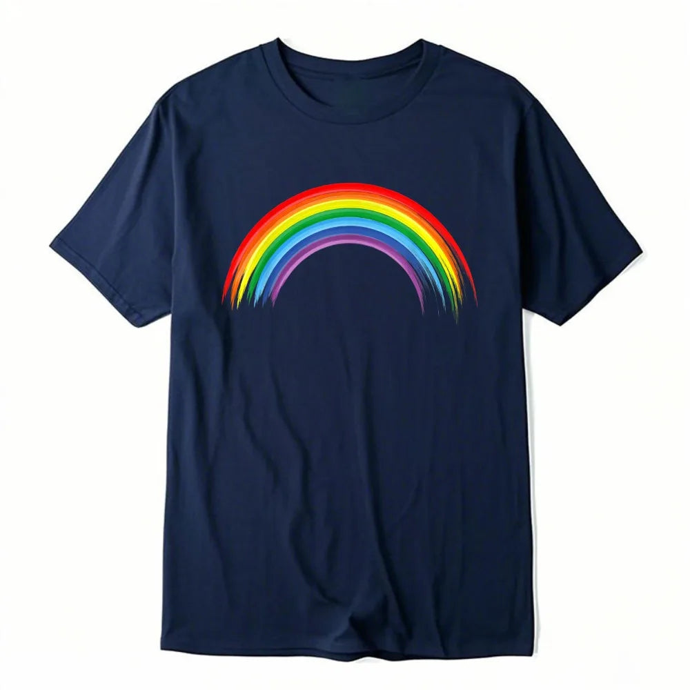Rainbow Pride Flag T-Shirt – LGBT Equality Cotton Streetwear Tee | The Party Days | The Party Days