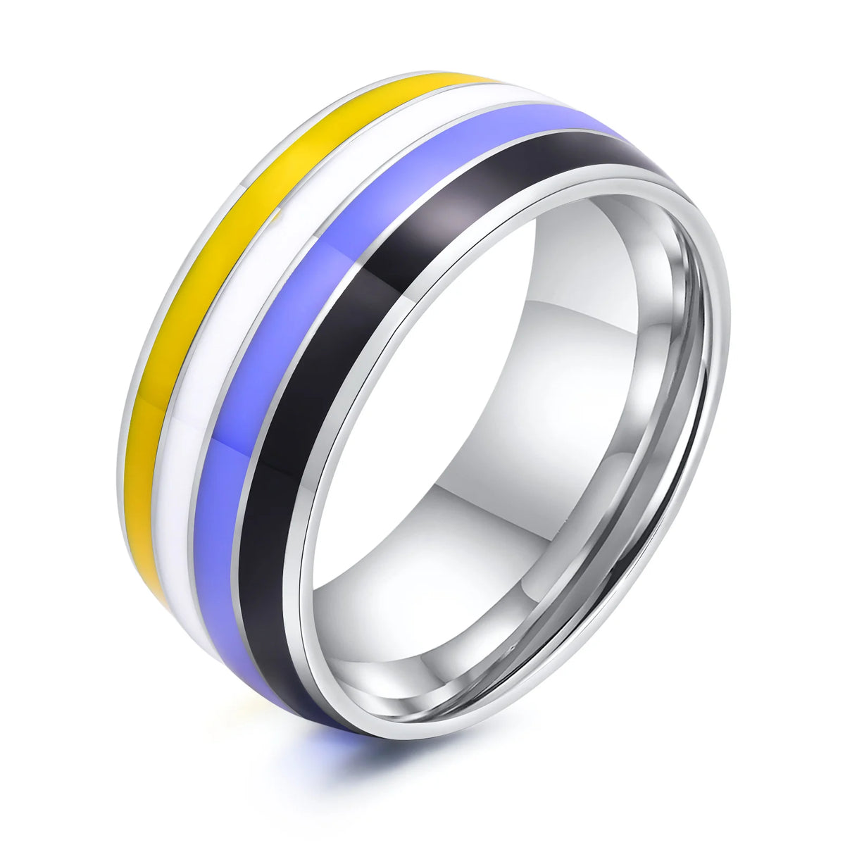 Rainbow Pride Ring – LGBT Multicolor Stainless Steel Ring | The Party Days | The Party Days