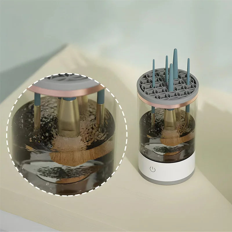 3 in 1 Electric Makeup Brushes Cleaner Machine Portable USB