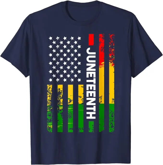 Juneteenth Blackity Heartbeat T-Shirt – Breaking Every Chain Since 1865 | The Party Days | The Party Days