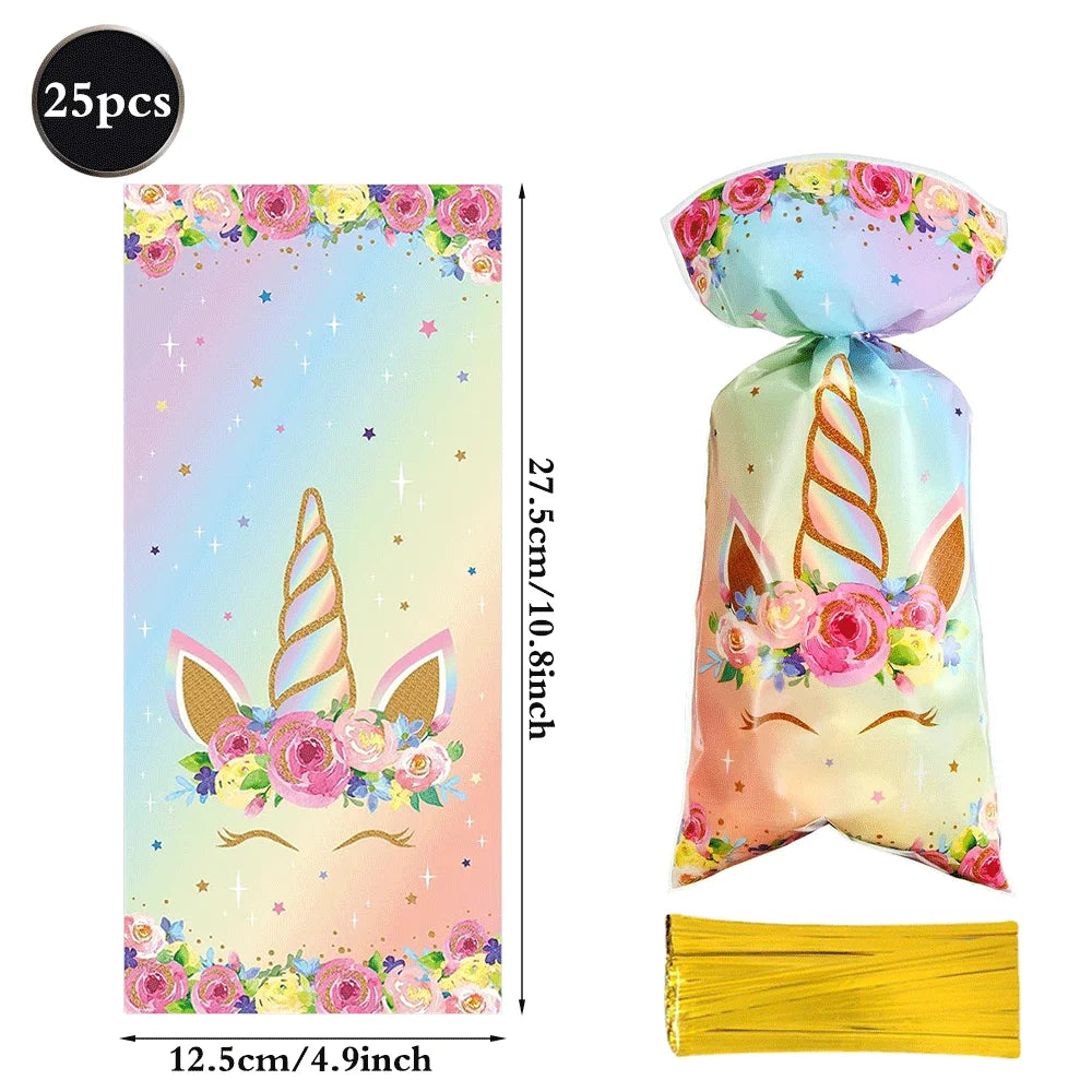 Unicorn Party Decoration Kit 1 | Plates, Napkins, Banner & Accessories | The Party Days | The Party Days