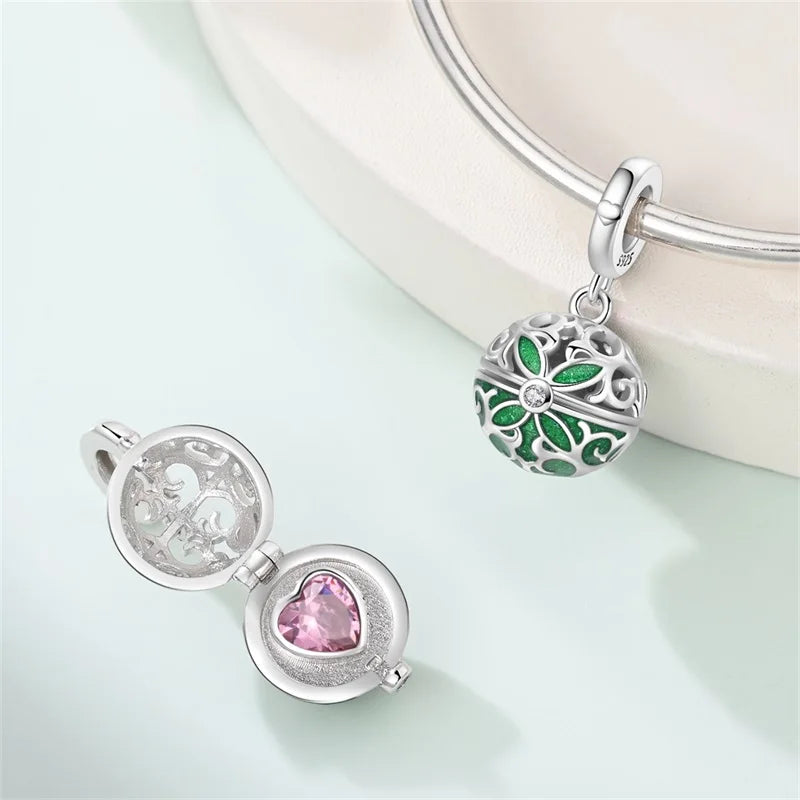 925 Silver St. Patrick's Day Bracelet Charms with Zirconia – GDTC Certified – The Party Days | The Party Days